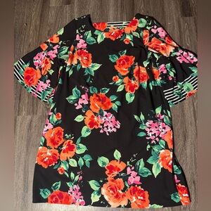 Jessica Howard Black Floral Dress